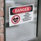 Signmission Radiation & Laser Sign, 7 in H x 10 in W, Vinyl Decal, Rectangle OS-2PACK-DS-D-710-L-1687 - alternate 2